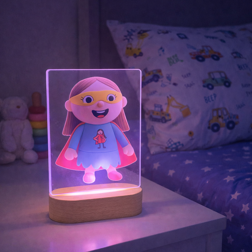 Kids Side Lamp -  Their Protector in the Dark